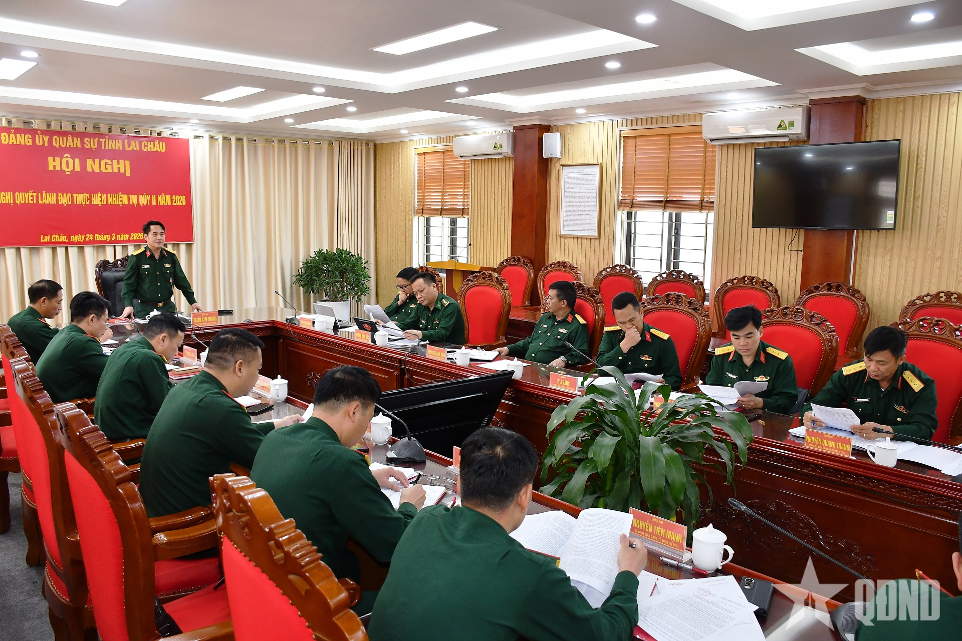 Đảng ủy Quân sự tỉnh Lai Châu lãnh đạo triển khai hiệu quả các mục tiêu, nhiệm vụ năm 2026